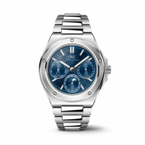 IWC Ingenieur Perpetual Calendar Stainless Steel / Blue IW3449-03 (IW344903)